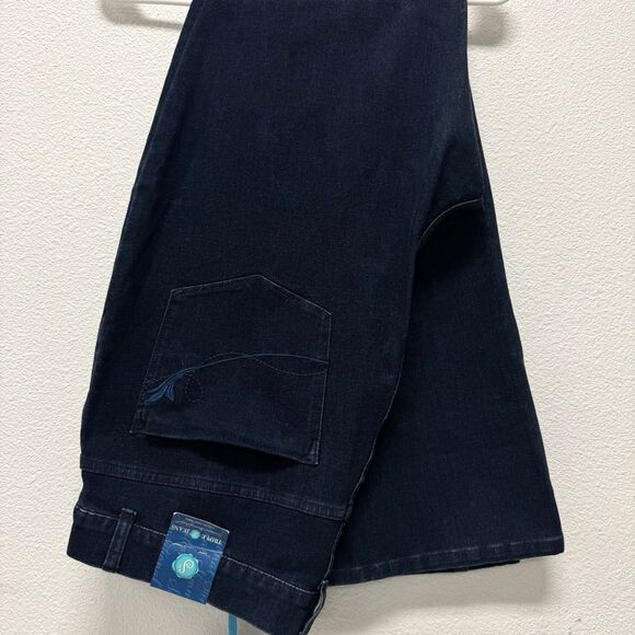 Soft Surroundings Jeans Pants Womens 18W Dark Demin Triple S Slimming NWT - Picture 1 of 7